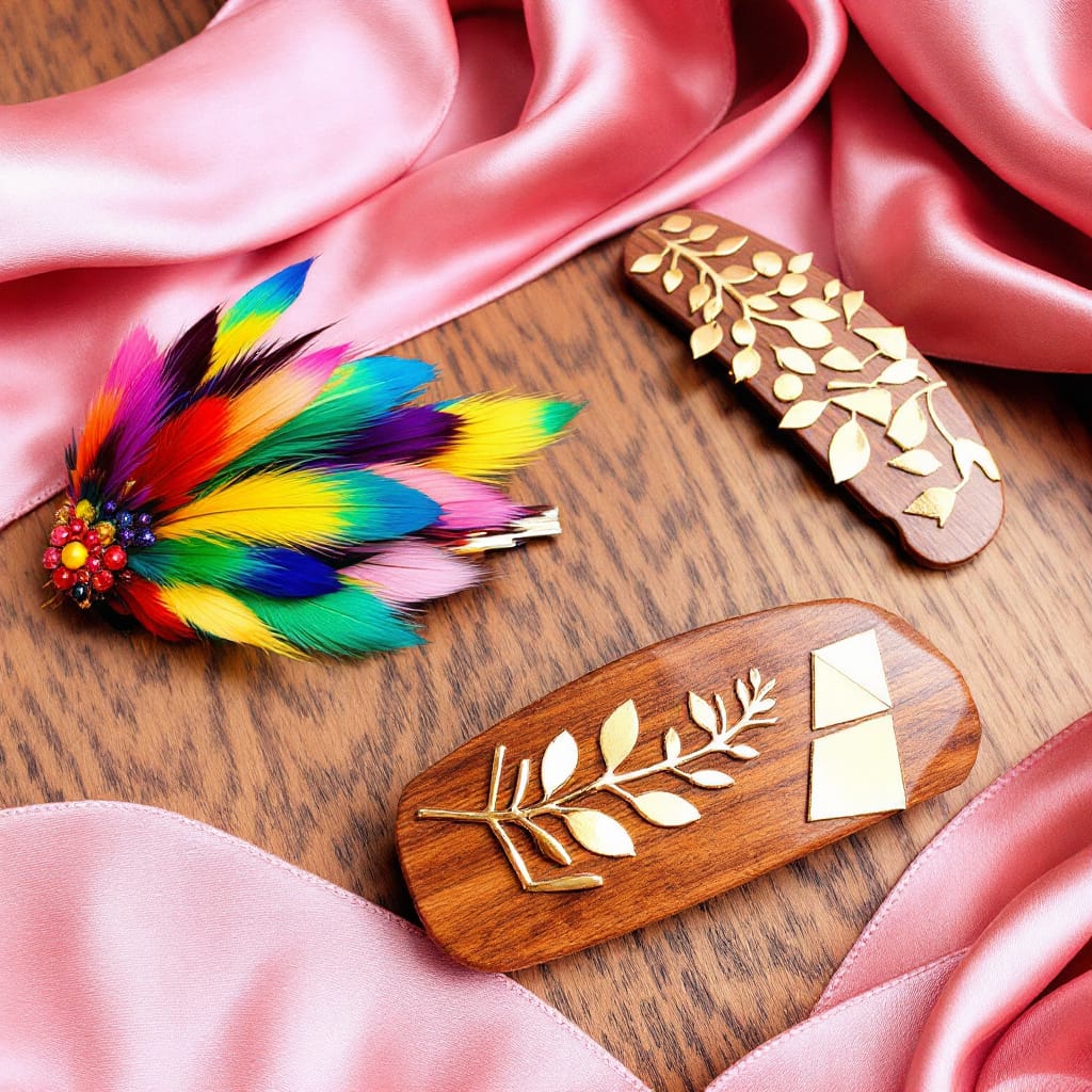 Barrette accessoire cheveux