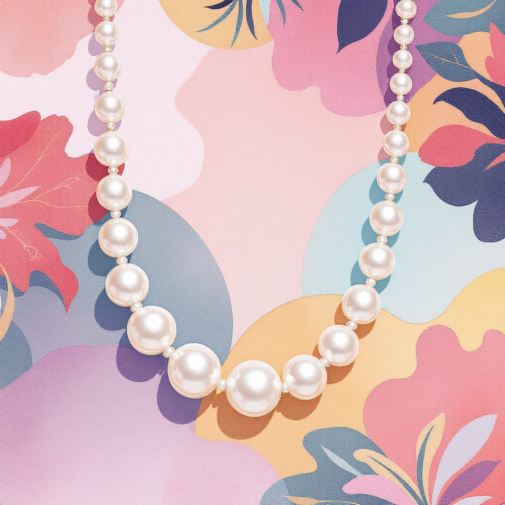 La mode du collier perle en 2025